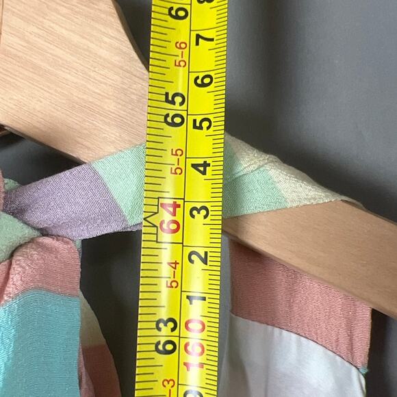 Mara Hoffman Multi-Color stripe Halter Dress Women's Size 10 - Picture 5 of 6